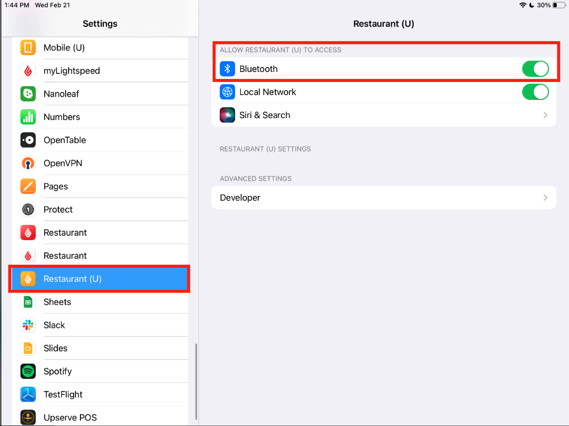 Pairing Your EMV Reader with the iPad Support Center